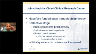 Ask the Expert: Dr. Eric Jackson - Chiari in 2021: Where are we now and how do we move forward?