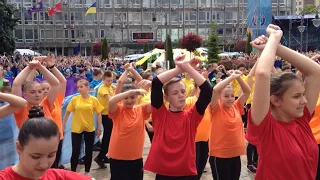 ДЕНЬ ЄВРОПИ ВІННИЦЯ - FLASH MOB 2018