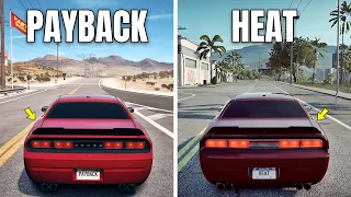 Dodge Challenger SRT8 | NFS HEAT VS NFS PAYBACK (WHICH IS BEST?) | Side by Side Comparison