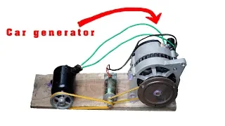 How to make car generator work permanently