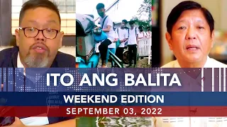 UNTV: Ito Ang Balita Weekend Edition | September 3, 2022