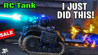 RC Tank WHAT YOU CAN DO WITH IT | Review & Customization | SALE NOW! | GTA Online