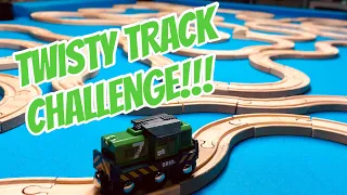 How Long Will It Take Benny to Navigate the All-Curve Track? 🚂⏱️ | Join the Brio Challenge