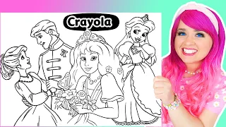 Coloring Princesses & a Prince Crayola Coloring Pages | Prismacolor Colored Pencils