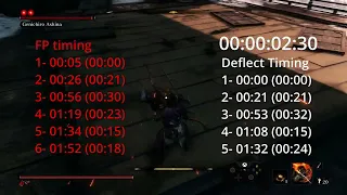 Sekiro - Timing For Sword Deflect/Parry Floating Passage
