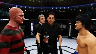 BRUCE LEE vs FREDDY KRUEGER | HALLOWEEN | EA Sports UFC 3