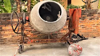 Completely Restore Old Concrete Mixer // Restore And Reuse Old And Very Rusty Concrete Mixer