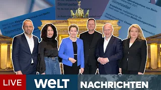 WAHL IN BERLIN: Ganz Deutschland schaut auf die Hauptstadt - Wer macht das Rennen? | WELT NEWSSTREAM