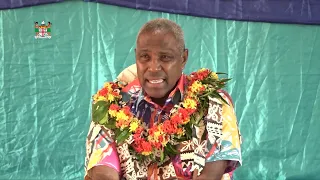 Fiji’s Attorney-General and Minister for Justice Hon.Siromi Turaga visited Bureta village in Levuka.