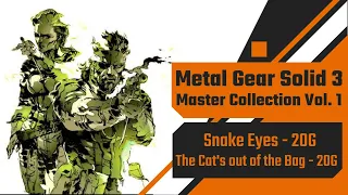 Metal Gear Solid 3: Master Collection - "Cat's Out of the Bag " & "Snake Eyes" Achievement Guide.