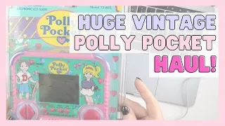 UNBOXING A HUGE HAUL | Vintage Polly Pocket Collection