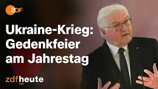 Bundespräsident Steinmeier zeigt Solidarität mit Ukraine am Jahrestag des russischen Angriffs