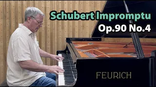 Schubert Impromptu Op.90 No.4 - P. Barton, FEURICH 218 piano