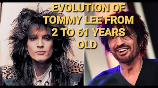 EVOLUTION OF TOMMY LEE FROM 2 TO 61 YEARS OLD