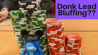 DONK LEAD BLUFFING THE RIVER - Kyle Fischl Poker Vlog Ep 73