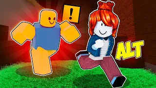 I Pretended To Be A GIRL In FLee The Facility (Roblox)