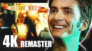 Ninth Doctor Regenerates Into Ten | Doctor Who 4K Remaster | Parting Of The Ways