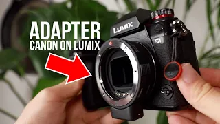 Using a CANON LENS on the LUMIX S1 with the Sigma MC-21
