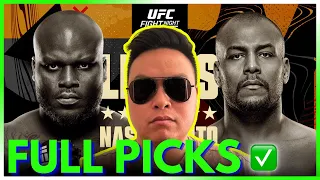 UFC St Louis QUICK PICK Lewis vs Nascimento FULL CARD BREAKDOWN