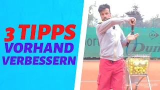 TENNIS VORHAND LERNEN - 3 TIPPS | MeinTennisGame.de