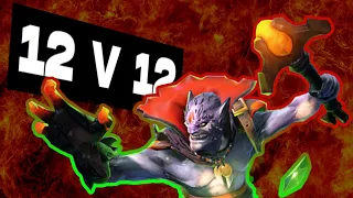 Collecting triple kills with Lion - Dota 12v12