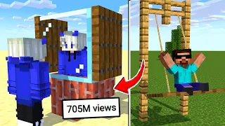 Testing MOST VIEWED VIRAL SHORTS in MINECRAFT !!! #1