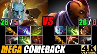 INTENSE LATE GAME BATTLE Phantom Lancer VS Anti Mage Who Would Be Win? Epic Mega Comeback  Dota 2