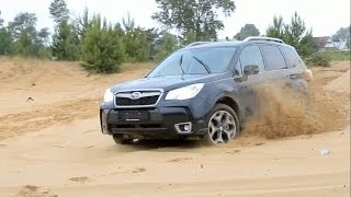 Subaru Forester Turbo проверка на бездорожье