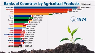 Countries Rank by Agricultural Production since 1960 to recent years | FAO