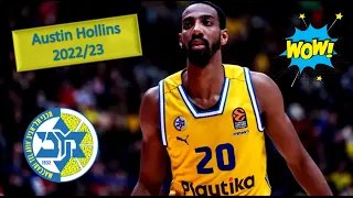 Austin Hollins ● Maccabi Tel Aviv ● 2022/23 Euroleague Best Plays & Highlights