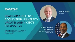 DFARS 7012: Defense Acquisition University (DAU) Updates and a CISO's Perspective