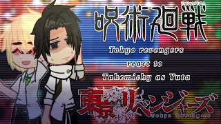 Tokyo revengers react to Takemichy as Yuta 💜//Tokyo revengers/&/Jujutsu Kaisen!///gacha reaction~✨🌺