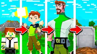 CICLO DE VIDA DO BEN 10 NO MINECRAFT!