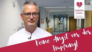 Chefarzt Dr. Karsten Pohle zur Coronaimpfung