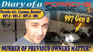 Does Number of Owners Really Matter? Porsche 911, Cayman & Boxster - Ep.49 Diary Porsche Specialist