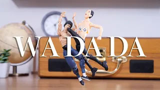 Kep1er - Bruce Lee and Egashira 2:50 Dancing to WADADA | Stop Motion