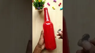 Glass Bottle Art #shorts #youtubeshorts #viral