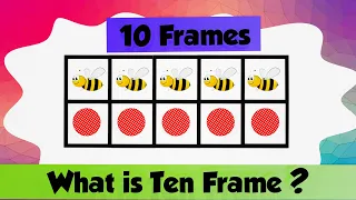 Ten Frames for Kindergarten | Adding, Counting and Subtracting Using Ten Frames | 10 frames