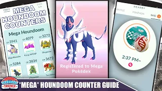 IT'S STRONG! THE *MEGA HOUNDOOM* COUNTER GUIDE! 100 IVs, MOVESET & WEAKNESS - FIRE DARK | Pokémon Go