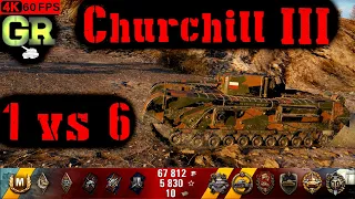 World of Tanks Churchill III Replay - 6 Kills 2.2K DMG(Patch 1.4.0)