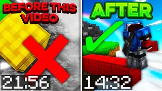 How To Speed bridge Faster In Minecraft Bedwars 2022