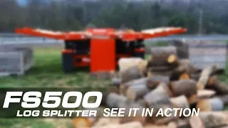 FS500 2-Way Wood Splitter in Action | Wood-Mizer