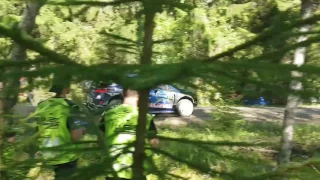 Suninen jump with damaged car SS24 Lempää