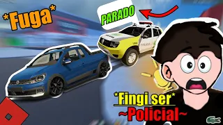 DEPOIS de ser CRIMINOSO VIREI um POLICIAL FORA da LEI NO ROBLOX👮‍♂️😨Roblox rp FUGA