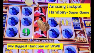 Massive Jackpot Handpay!! Wicked Winnings II Wonder 4 Tower