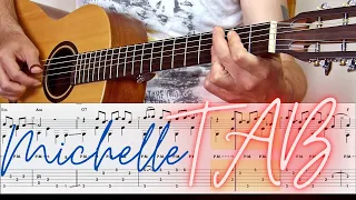 (The Beatles) Michelle | Fingerstyle TAB