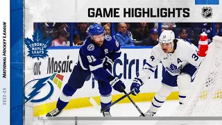 Maple Leafs @ Lightning 12/3 | NHL Highlights 2022