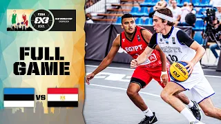 Estonia v Egypt | Men's - Semi-Finals Full Game | FIBA 3x3 U18 World Cup 2021