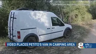 Florida travel bloggers video places Gabby Petito's van in camp area where authorities recovered bod