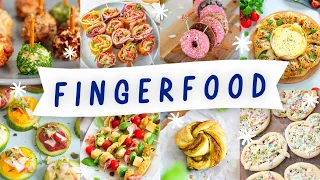 Partyessen: 11 schnelle Ideen für kalte Fingerfood Rezepte zum Vorbereiten | Leckere Party Snacks